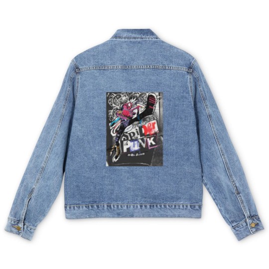 Discover SpiderPunk  Classic - SpiderPunk  Classic Men's Denim Jackets