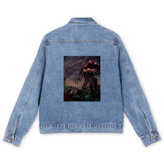 Discover Morrowind - Silt Strider Graphic Men's Denim Jackets