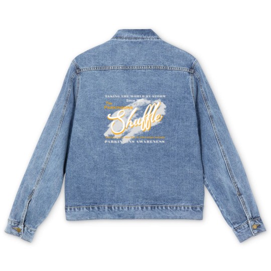 Discover The Parkinsons Shuffle - Parkinsons Awareness Men's Denim Jackets