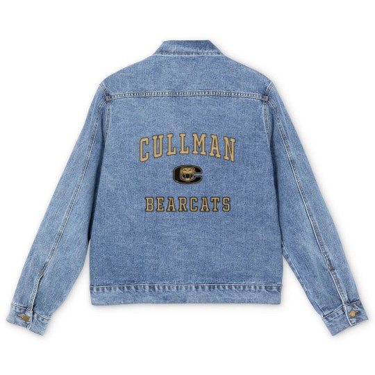 Discover cullman high school bearcats c1 Men's Denim Jackets