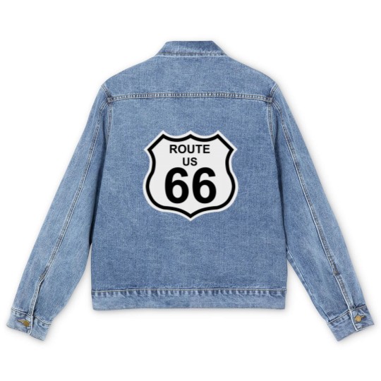 Discover route 66 Men's Denim Jackets