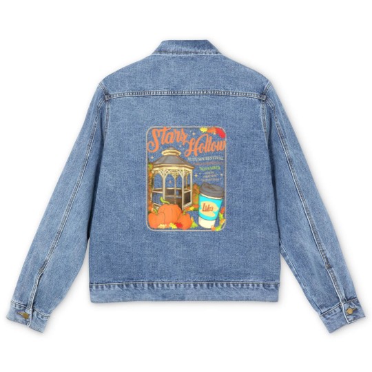Discover Stars Hollow Connecticut  Color Men's Denim Jackets, 1779 Men's Denim Jackets, Gilmore Girls Men's Denim Jackets, Autumn Men's Denim Jackets, Lukes Diner Men's Denim Jackets, Gilmore Girls Men's Denim Jackets