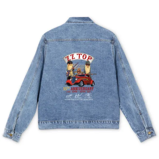 Discover ZZ Top 55th Anniversary Men's Denim Jackets