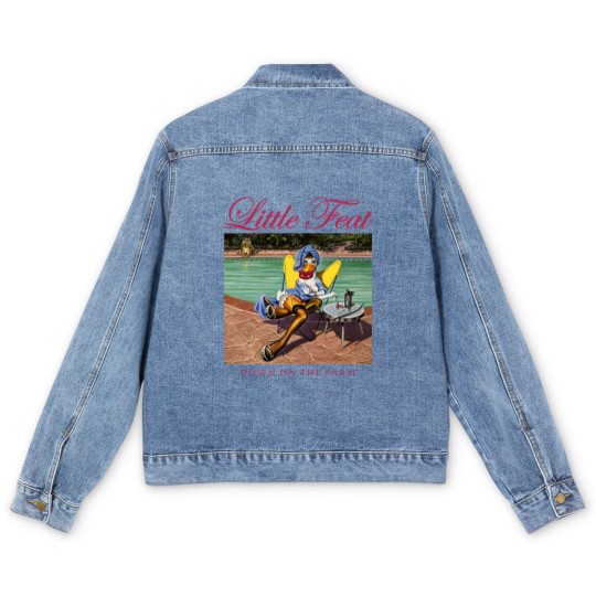 Discover Little Feat Rock Band Lowell George Formed Then Disbanded Upon His Death  Retro Wave Men's Denim Jackets