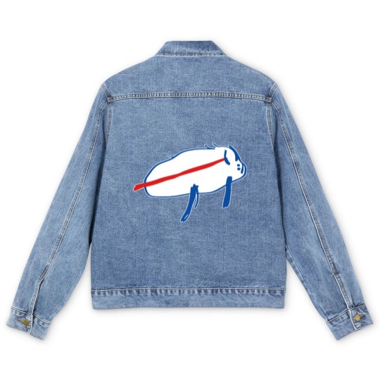 Discover Josh Allen Bills Potato Classic House Flags Men's Denim Jackets