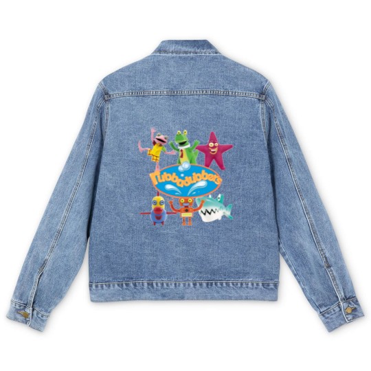 Discover Rubbadubbers cartoon kids show Men's Denim Jackets
