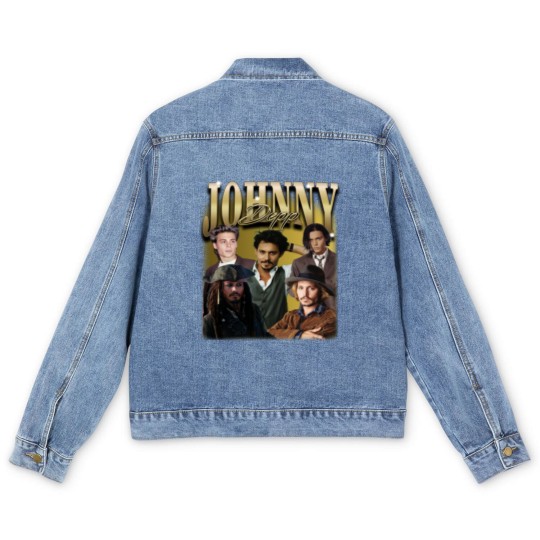 Discover Maglietta Johnny Depp retr, Johnny Depp pirata Men's Denim Jackets