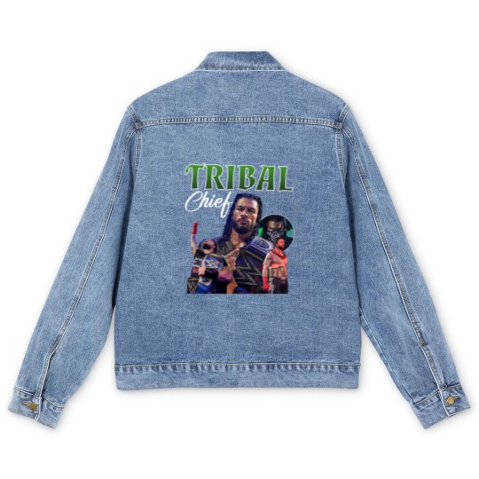 Discover Wrestling Entertainment Roman Reigns vintage Men's Denim Jackets