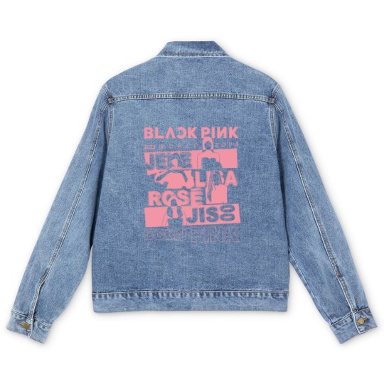 Discover Blackpink World Tour Men's Denim Jackets, Pink Blackpink Men's Denim Jackets, Blackpink Merch Men's Denim Jackets, in Your Area Album