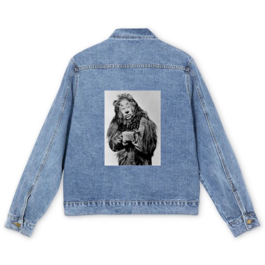 Discover Wizard of Oz Cowardly Lion Men's Denim Jackets