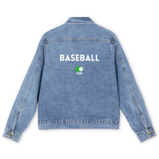 Discover Baseball. Men's Denim Jackets baseball Men's Denim Jackets
