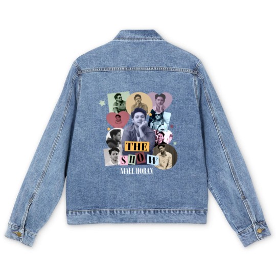 Discover Niall Horan  Men's Denim Jackets, Niall Horan Music Tour Men's Denim Jackets,  Niall Horan The Show Album