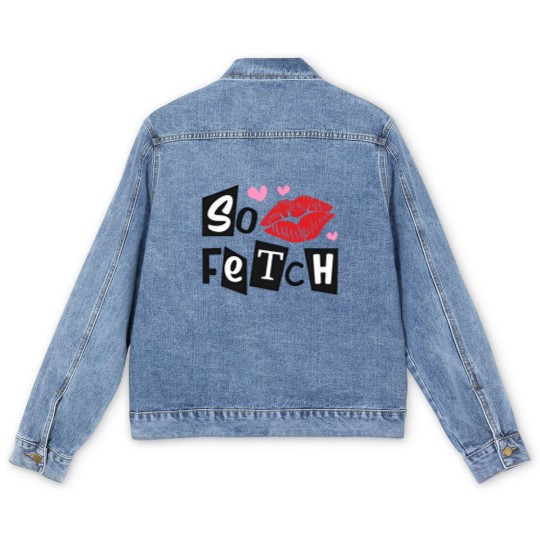 Discover So Fetch Mean Girls Inspired Men's Denim Jackets | Mean Girls Movie Quotes