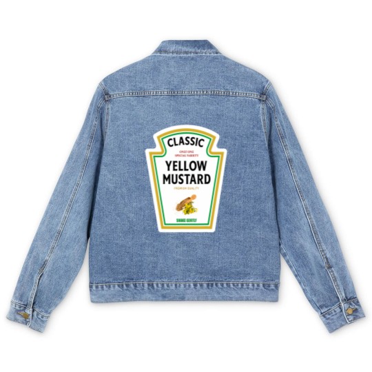Discover Mustard Halloween 2023 Costume Family Matching K Men's Denim Jackets