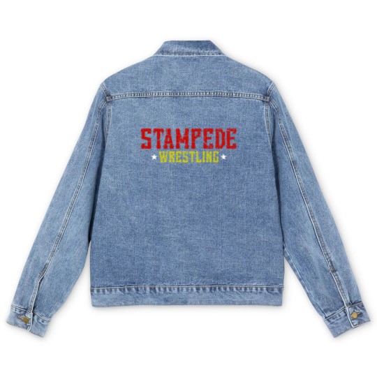 Discover STAMPEDE Wrestling Premium Men's Denim Jackets