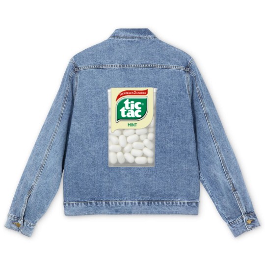 Discover Tic tac mints Men's Denim Jackets