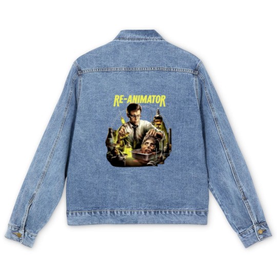 Discover reanimator horror movie Men's Denim Jackets