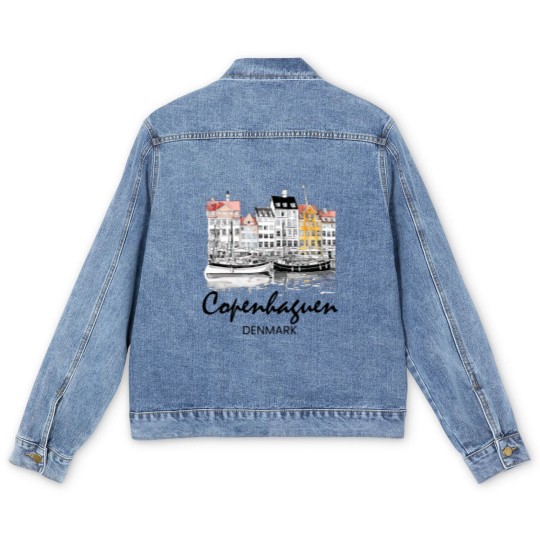 Discover Copenhagen Denmark Men's Denim Jackets