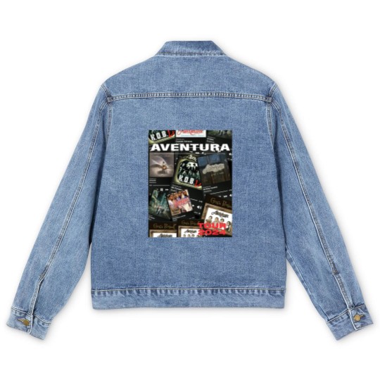 Discover 2024 Aventura Tour Cerrando Ciclos Concierto, Aventura Men's Denim Jackets