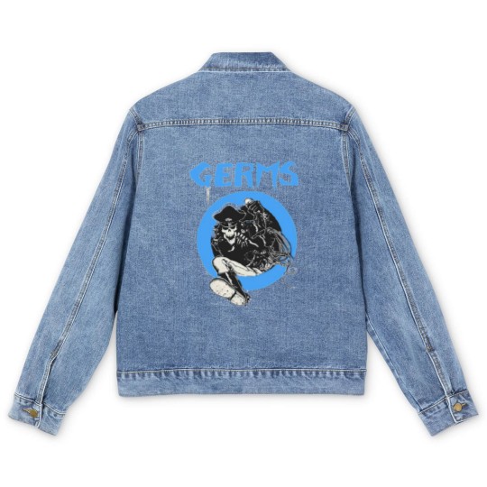 Discover The Germs Band Logo Men's Denim Jackets
