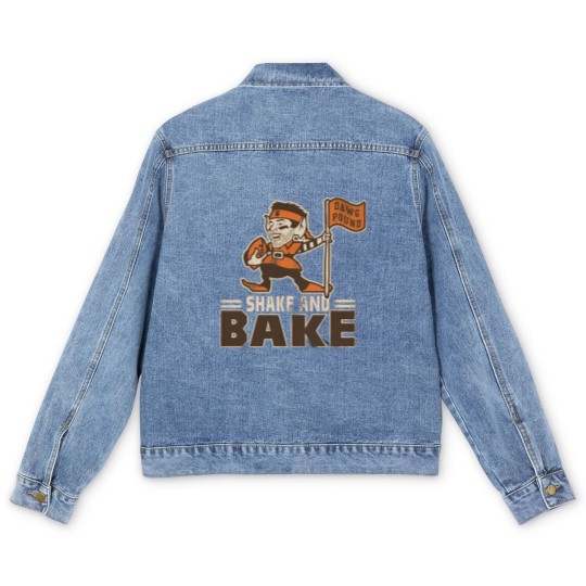 Discover Shake and Bake - Baker Mayfield - Flag Plant - Clevel nd Browns Inspired Men's Denim Jackets