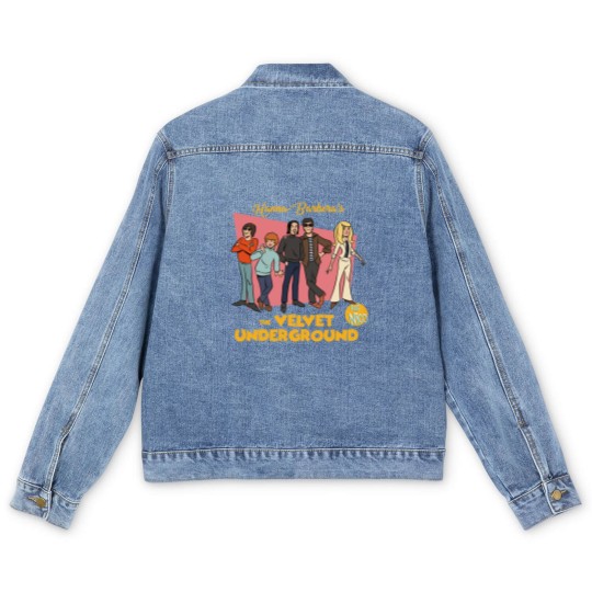 Discover The Velvet Underground And Nico Punk Rock Barberas The Velvet Underground And Nico Punk Rock Men's Denim Jackets