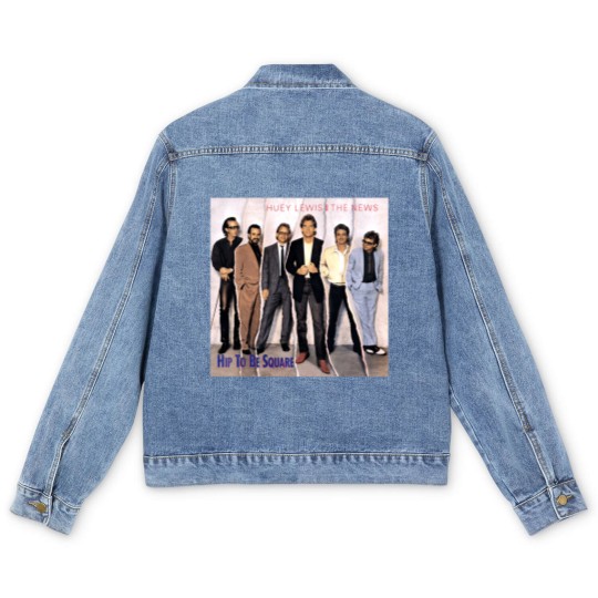 Discover Huey Lewis And The News Hip To Be Square Men's Denim Jackets