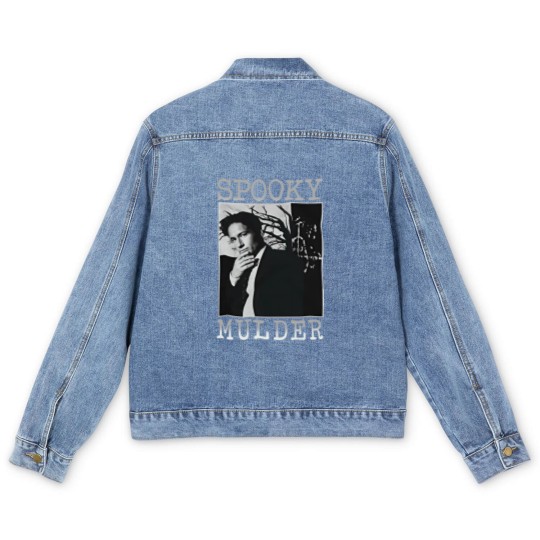 Discover The X Files Spooky Mulder Men's Denim Jackets, The X Files Men's Denim Jackets