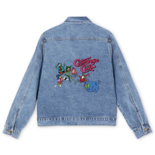 Discover Cattanooga Cats - Saturday Morning Hong Kong Phooey cartoon karate dog Men's Denim Jackets
