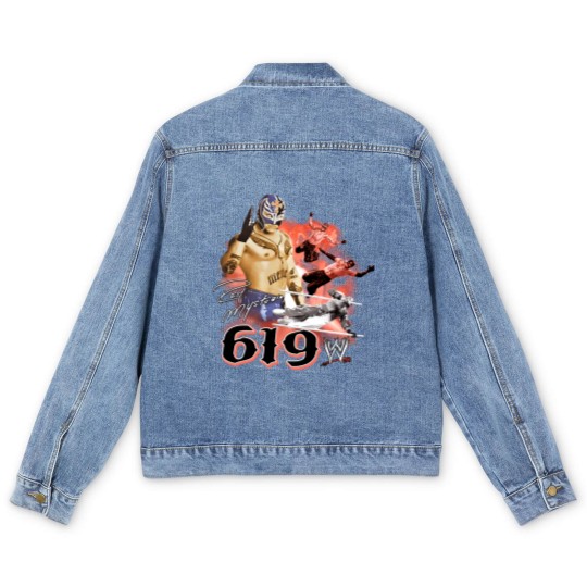 Discover Rey Mysterio Men's Denim Jackets Clothing For Men, Woman