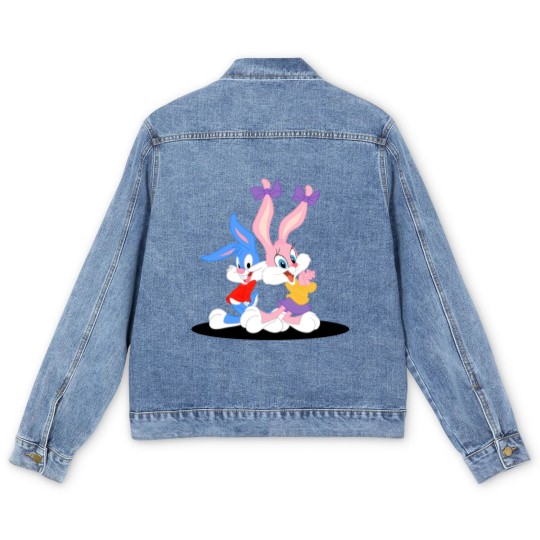 Discover Buster and Babs Bunny Men's Denim Jackets