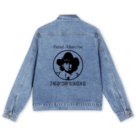 Discover David Allan Coe Funny Music Men's Denim Jackets