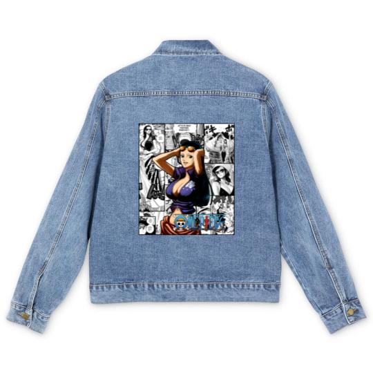 Discover Nico robin Men's Denim Jackets