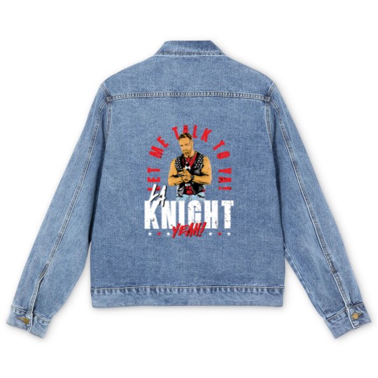 Discover LA Knight Let Me Talk To Ya Men's Denim Jackets
