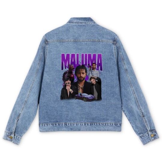 Discover Maluma Graphic Style Men's Denim Jackets, Maluma Men's Denim Jackets