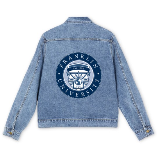 Discover Franklin University Established 1902 Men's Denim Jackets