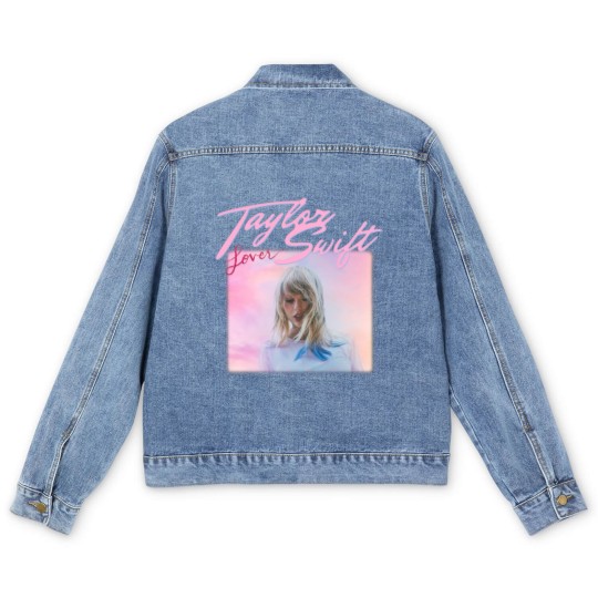 Discover Vintage Lover Men's Denim Jackets, Swiftie Men's Denim Jackets, Taylor Lover Men's Denim Jackets