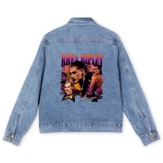 Discover Rhea Ripley  vintage Rhea Ripley Men's Denim Jackets style Men's Denim Jackets great gift
