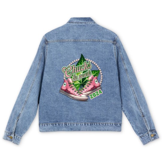 Discover AKA Chucks and Pearls Men's Denim Jackets