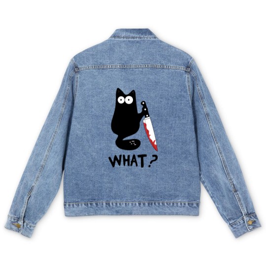 Discover Cat What Men's Denim Jackets