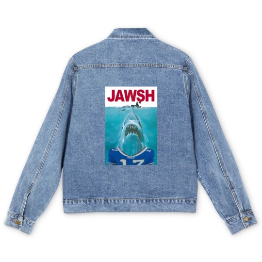 Discover Jaws - Josh Allen Baby Blankets Men's Denim Jackets