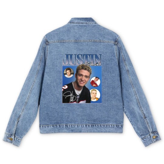 Discover Justin Timberlake Men's Denim Jackets Gift Funny Men's Denim Jackets