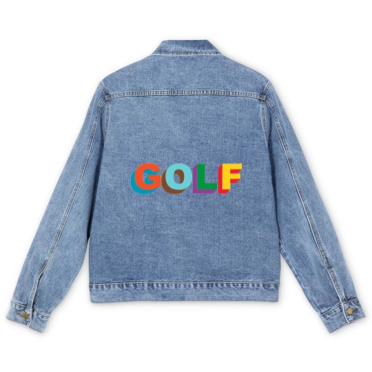 Discover Golf Logo Tyler The Creator Men's Denim Jackets