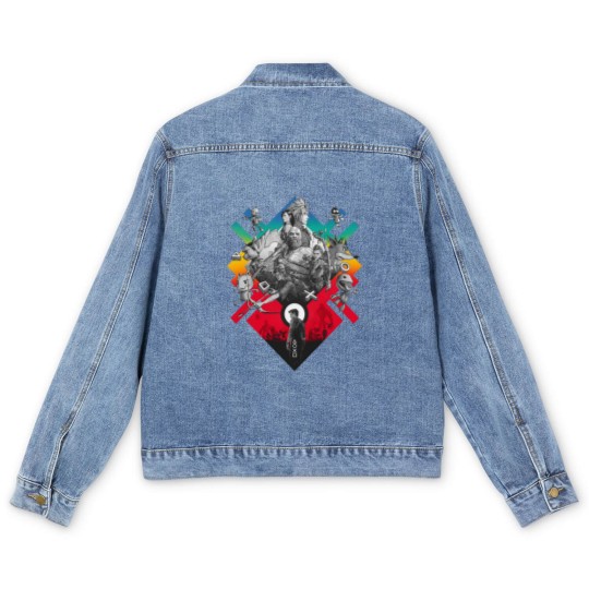 Discover Final Fantasy VII Video Game, final fantasy 7 Men's Denim Jackets
