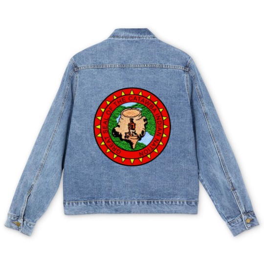 Discover Great Seal of Catawba Indian Nation Men's Denim Jackets