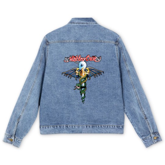 Discover motley crue devil Men's Denim Jackets