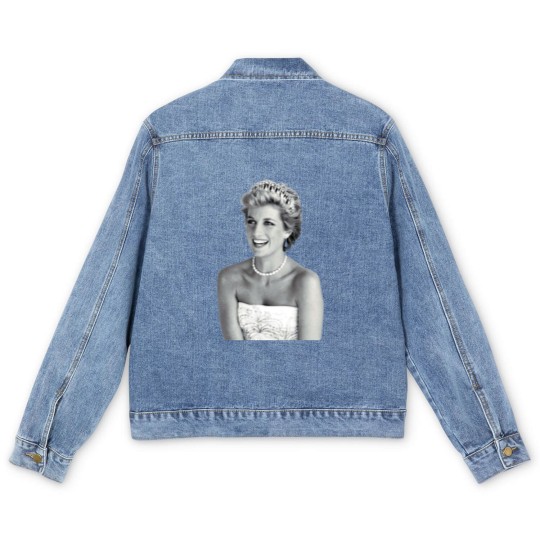 Discover Princess of Wales Lady Diana Dynasty Di Men's Denim Jackets Vintage Retro Meme Gift