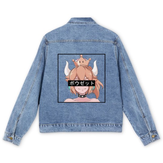 Discover Bowsette Men's Denim Jackets