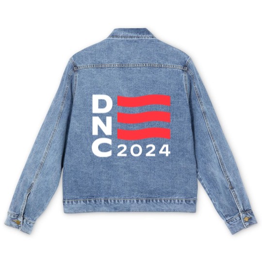 Discover DNC Democratic National Convention 2024 LOGO - Kamala Harris - Men's Denim Jackets