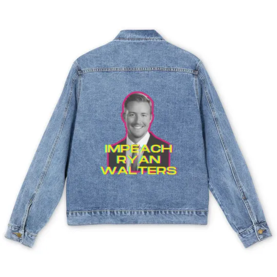 Discover Impeach Ryan Walters Men's Denim Jackets